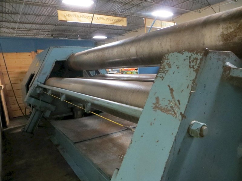 5/8" X  10 FT. BERTSCH 4-Roll Double Pinch Hydraulic Plate Bending Roll Model 11