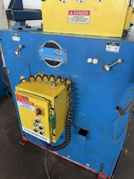 12&quot; X .125&quot; COE CPPS-PO-225-12 POWERED STRAIGHTENER. STOCK # 1226424