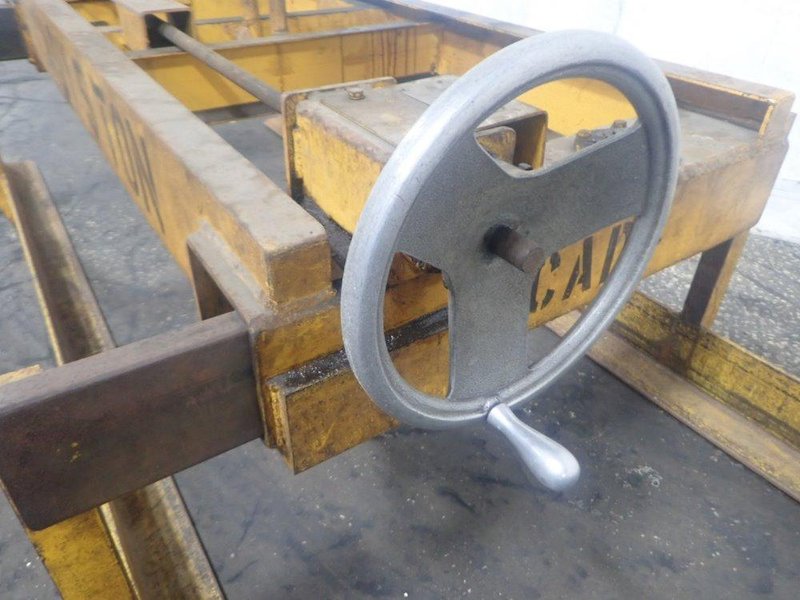 5 TON (10,000 LBS) x 96" x 14-48" WIDE CADY ADJUSTABLE SHEET LIFTER STOCK # 3180