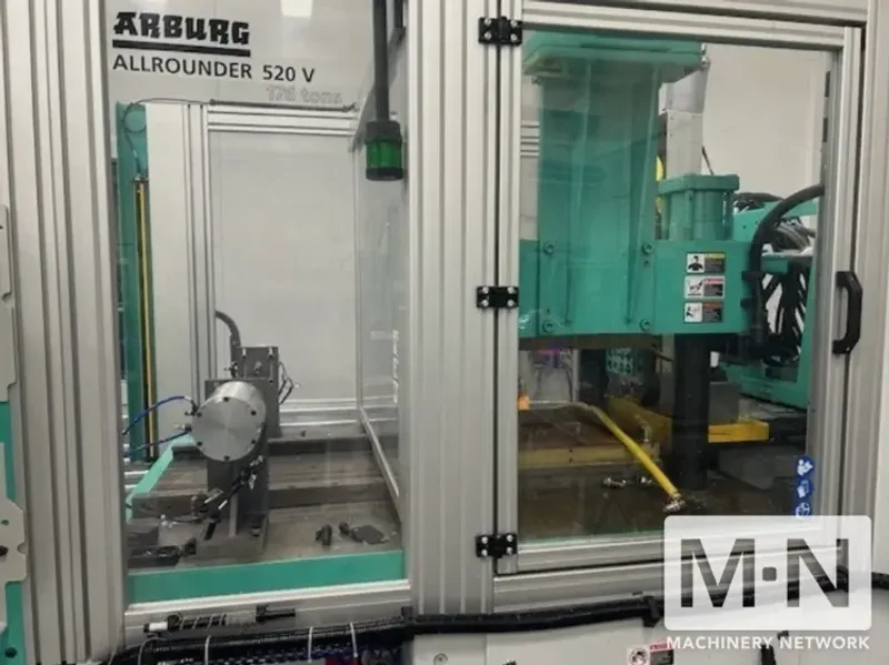 176 TON 10.3 OZ ARBURG MODEL 520V-1600-800 VERTICAL CLAMP SILICONE LIM MACHINE MFG 2014 * LOW HOURS *