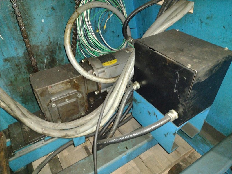 6,000 X 12" COLT MODEL #CR-60-12 MOTORIZED COIL REEL UNCOILER : YOBRO #24603