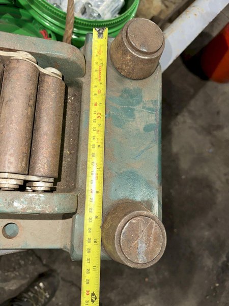 (2) 20 TON HILLMAN MODEL #NT20-T ROLLER TYPE MACHINERY MOVING SKATES: STOCK #22985