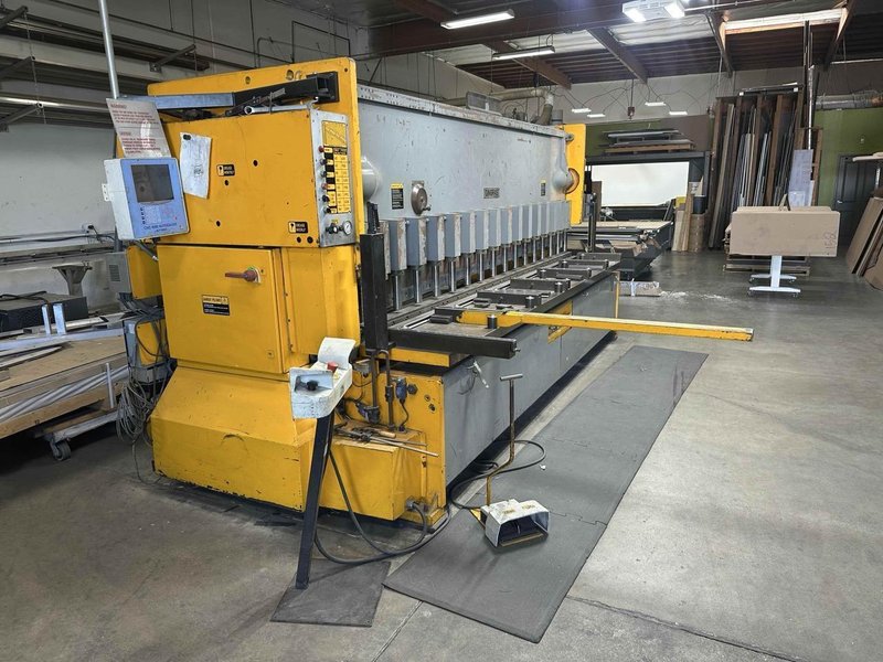 160 Ton x 12′ Gingras SPB-12-160 Shear/Press Brake Combo, 2008 – Backgauge
