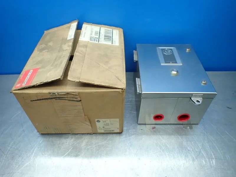 ALLEN-BRADLEY NEMA SIZE 0 STAINLESS ENCLOSED STARTER  -  509-ACD-A2F