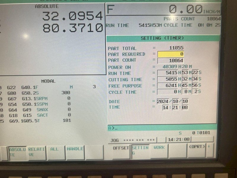 2009 L&amp;L Machinery LL950-4000 Flatbed CNCLathe For Sale