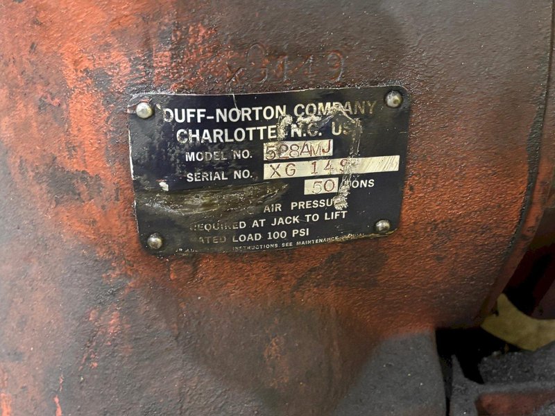 (1) 50 TON DUFF NORTON MODEL #528-AMJ AIR MOTOR JACKS, 17” LIFT: YOBRO #24197