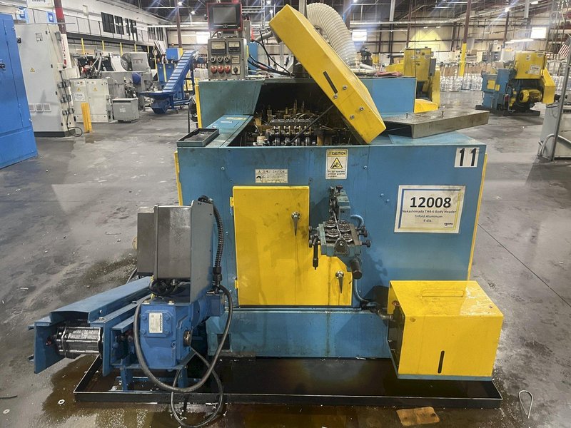 Nakashimada Model TH4-6A Four Die Progressive Header
