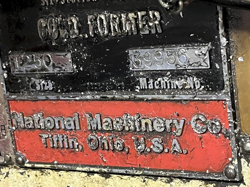 1 1/4&quot; National Model 1250 Five Die Cold Former