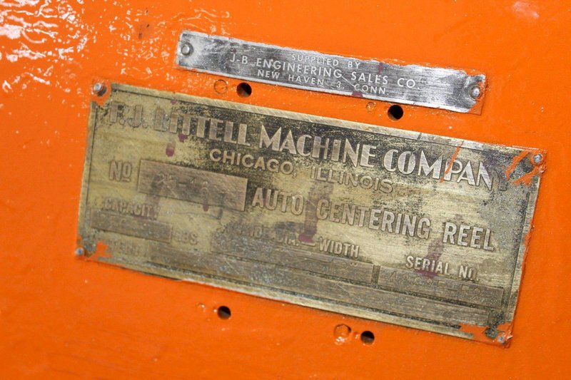 2500 LB X 18&quot;  LITTELL COIL REEL : STOCK #65777