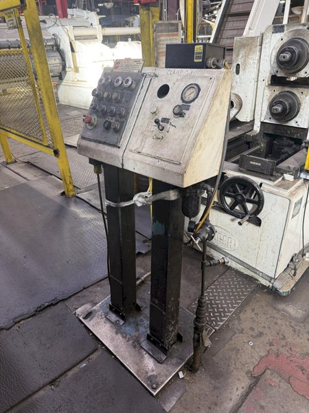 54" X .110" YODER SLITTING LINE, COMPLETE LINE, LOTS OF TOOLING: YOBRO #24277