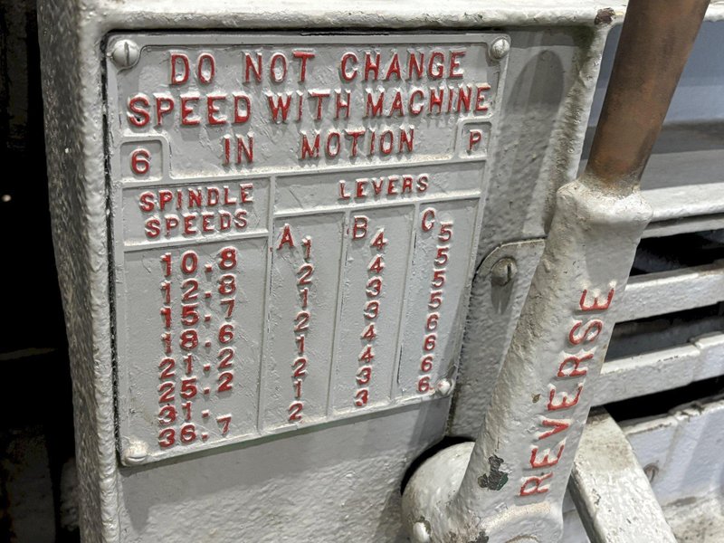 6&quot; LANDIS MODEL #6P RECEDING DIE HEAD PIPE THREADER: STOCK #23479