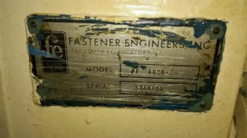 FASTENER ENGINEERS 3000 LBS UNCOILER  -  PF-4000-08