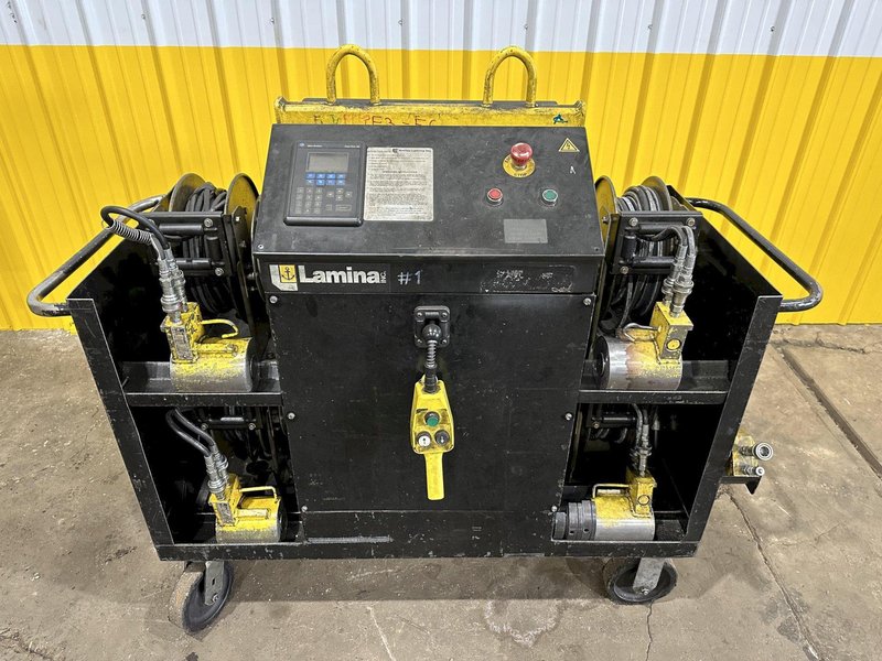 80,000 LBS ANCHOR-LAMINA 4-CYLINDER PORTABLE HYDRAULIC DIE SETTING &amp; SEPARATING SYSTEM: STOCK #18989