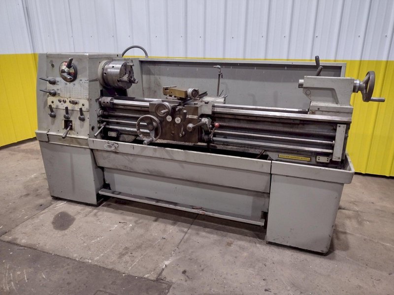 15&quot; X 50&quot; CLAUSING COLCHESTER MODEL #15 ENGINE LATHE, 2-3/16&quot; HOLE: STOCK #19155