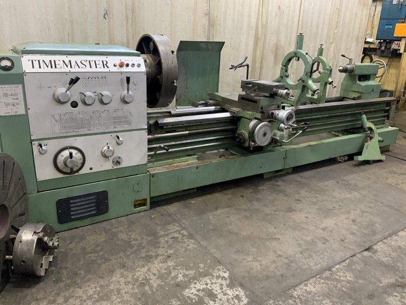 32" X 120" TIME MASTER GAP BED ENGINE LATHE: STOCK #80209