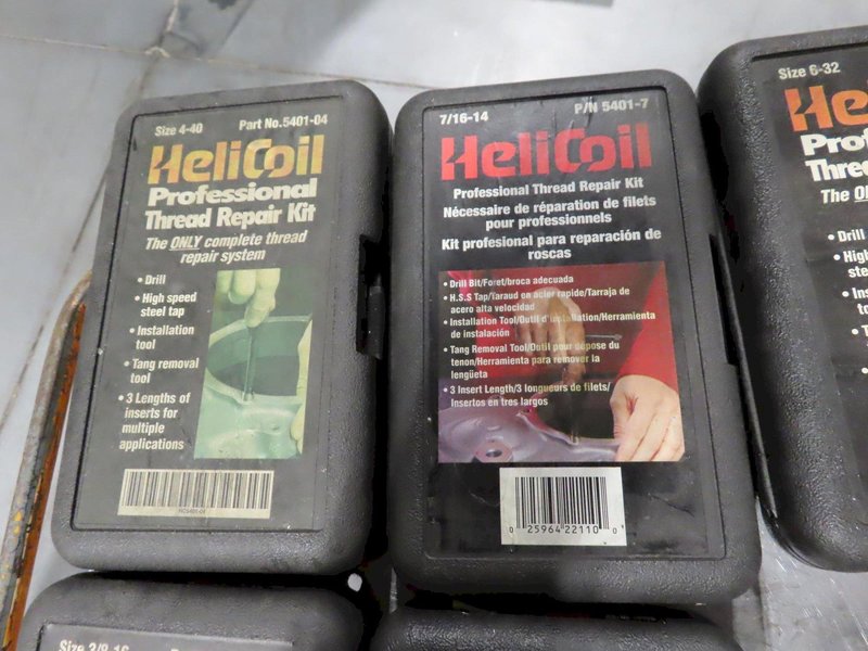 HeliCoil Professional Thread Repair Kit Including HeliCoil Power Tool Kit- Auction Item