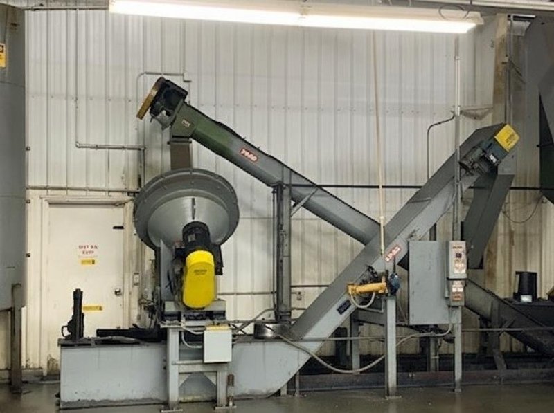 Prab Chip Processing System with Crusher, Wringer and Separator