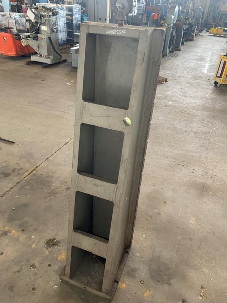 18&quot; WIDE X 72&quot; TALL X 20&quot; DEEP T-SLOTTED ANGLE PLATE. STOCK # 0365224