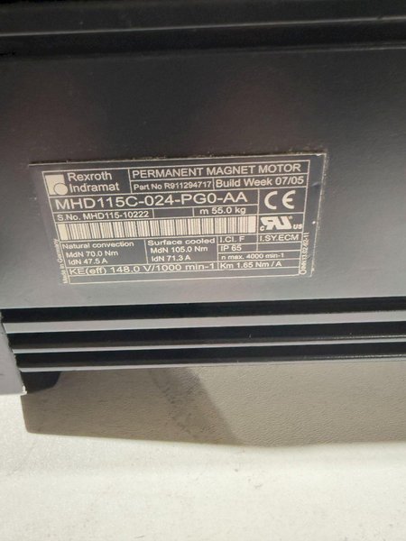 REXROTH MHD112D-027-PG0-AN USED