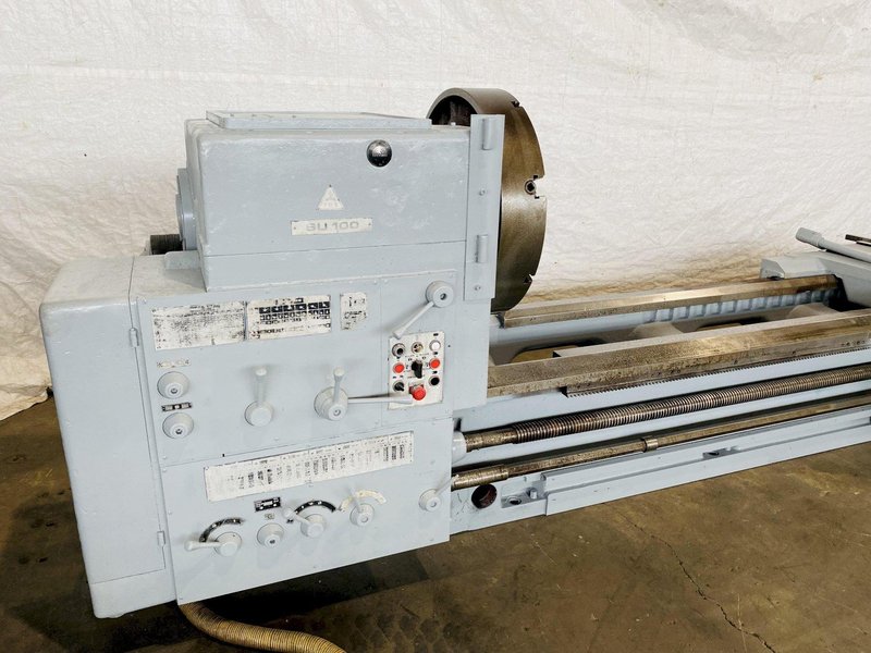 44&quot; X 396&quot; TOS MODEL #SU100 HEAVY DUTY ENGINE LATHE. STOCK # 0848121