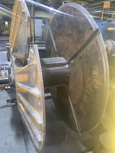 .512&quot; X 12&quot; X 4 STAND DEM WIRE FLATENING ROLLING MILL LINE, YEAR 2017: STOCK #13898
