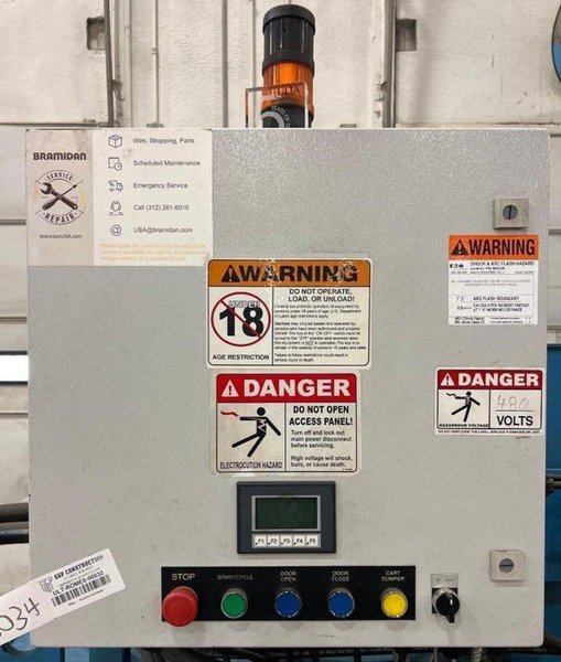 48&quot; x 60&quot; x 30&quot; SUMMIT MODEL #F7-4P HORIZONTAL HYDRAULIC BALER, WITH AUTO TIPPER: YOBRO #24616