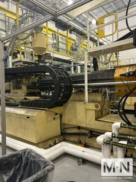 825 TON 269 OZ HUSKY MODEL G750RS`140/130 INJECTION MOLDING MACHINE MFG 200/2002 (2) AVAILABLE