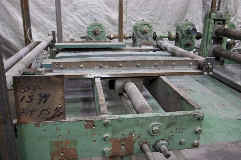 13 STANDS X 3&quot; X 44&quot; BRADBURY ROLLFORMER: STOCK #69558