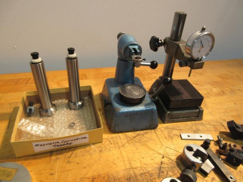 Height Gage Stands w/ Magnetic Cylindrical Squares &amp; More!- Auction Item