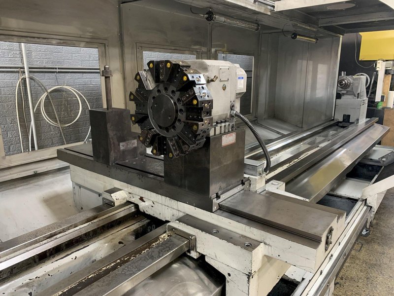 Milltronics ML40/160 Big Bore CNC Flat Bed Engine Lathe, S/N 11251, New 2010.