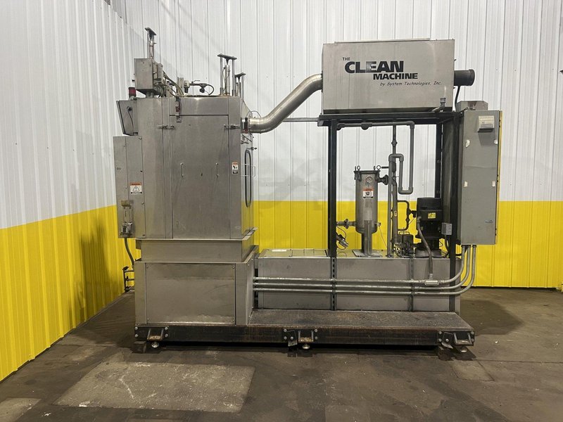 2017 SYSTEM TECHNOLOGIES ROTARY TABLE HIGH-PRESSURE STAINLESS STEEL PARTS WASHER: STOCK #14485