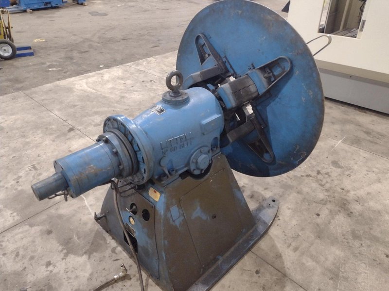6,000 LB X 24&quot; LITTELL MODEL #60-24 PULL OFF COIL REEL UNCOILER, HYDRAULIC EXPANSION: STOCK #23703