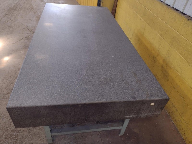8&#039; X 4&#039; X 10&quot; CHALLENGE PRECISION LAYOUT INSPECTION GRANITE TABLE: STOCK #23800