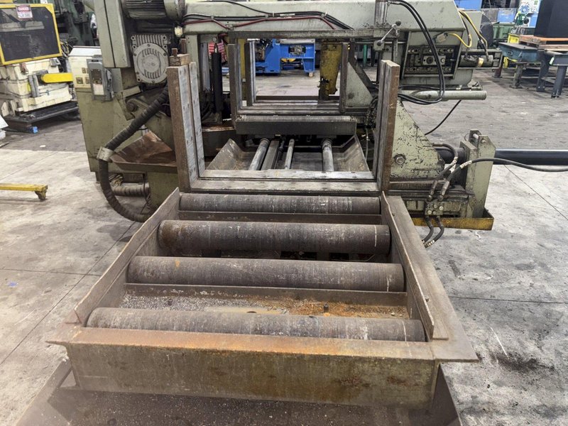 18&quot; X 27&quot; HYDMECH MODEL #S-25A AUTOMATIC HORIZONTAL MITER SAW WITH NESTING: STOCK #23698