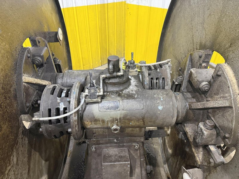 4,000 LBS x 12" x 60" LITTELL MODEL #40-12 DOUBLE END AUTO CENTERING UNCOILER COIL REEL: YOBRO #24308