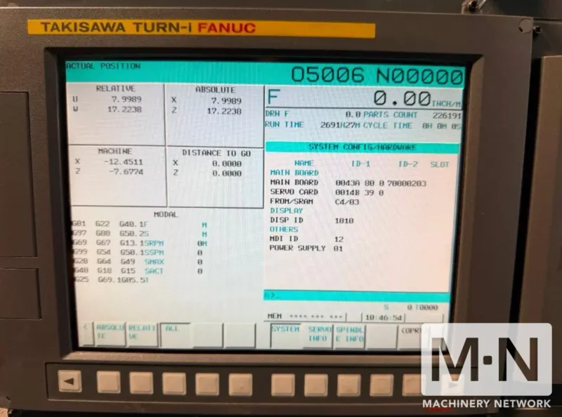 Takisawa TX-50C CNC Lathe, 2014