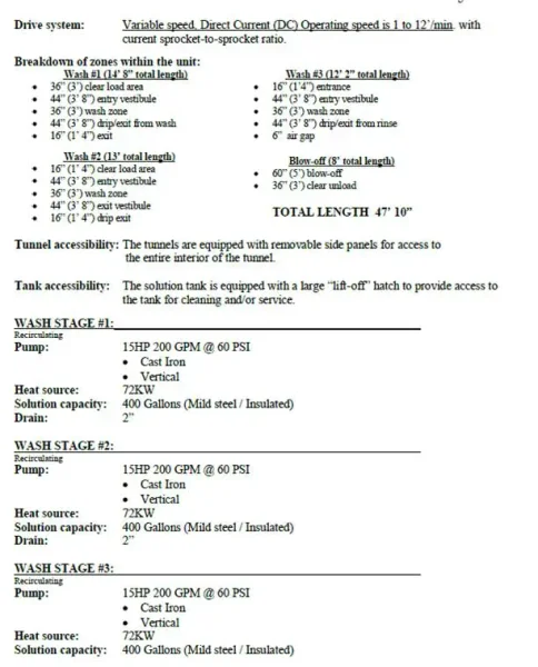 2011 JRI MCCS-4000-E | Washers