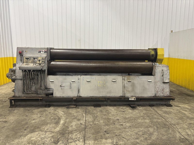10' X 3/4" KUMLA PULLMAX MODEL #PV7H HYDRAULIC 3 ROLL PLATE ROLL: STOCK #22725