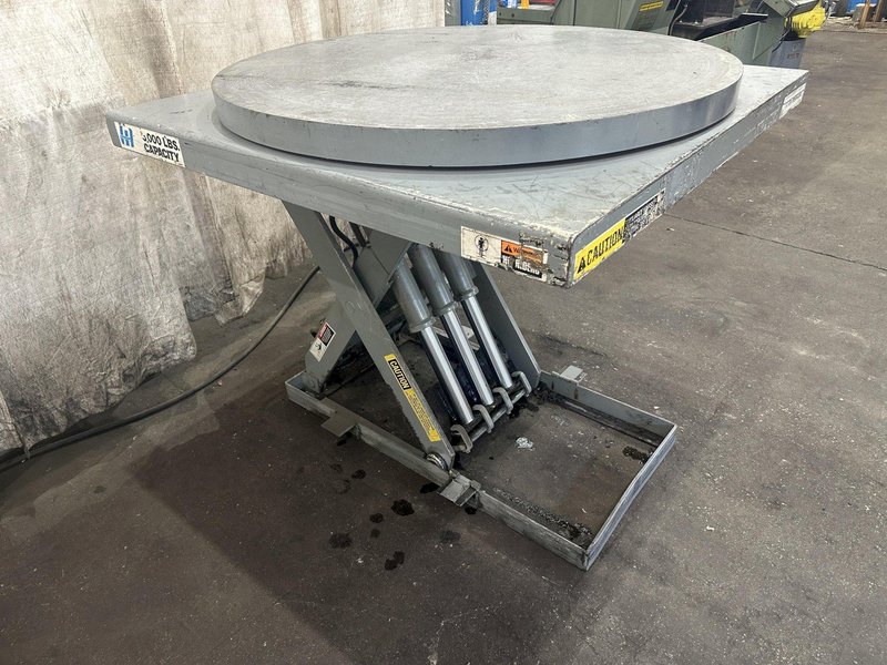 5000 LB. HYDRAULIC TURN TABLE: STOCK #77269