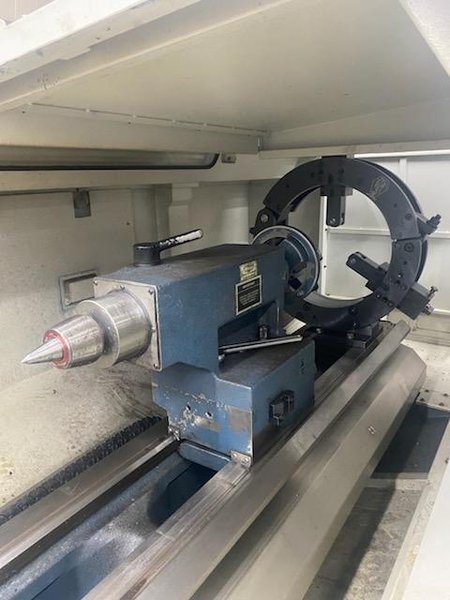 Romi C680 CNC Lathe, 2012 – Tailstock, Chip Conveyor