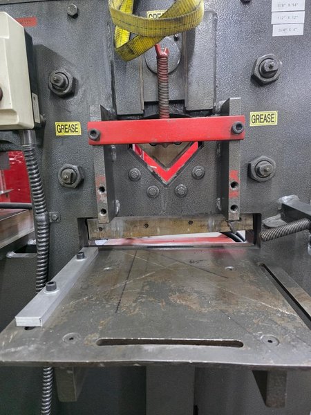 55 Ton Edwards Jaws IV Hydraulic Ironworker-Press Brake Attachment, Tooling Included