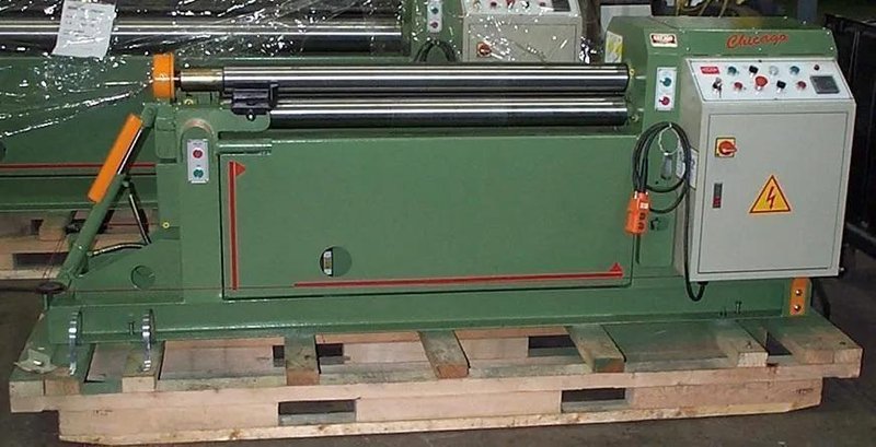 7&quot; Diameter x 6 ft., New Chicago Power Roll, Model IPR 6250 - 1/4&quot; Capacity