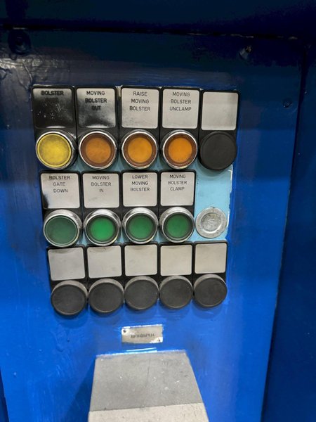 2500 TON SCHULER SMG HZPU-T-2250-4600/2450 HYDRAULIC PRESS. STOCK # 0902224