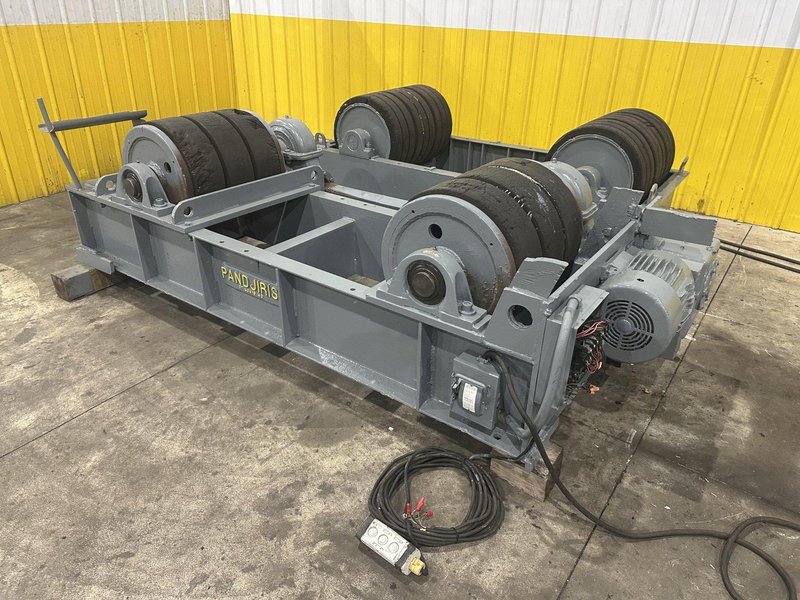 120 TON (240,000 LBS) RANSOME PANDJIRIS POWERED TANK TURNING ROLLS, POWER &amp; IDLER: STOCK #23142