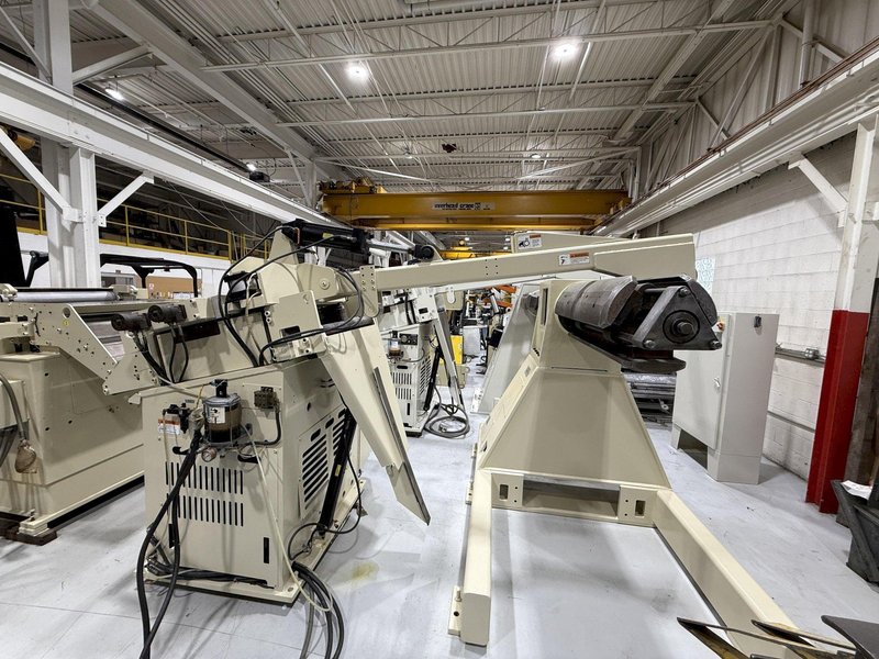 24,000 lbs. x 32&quot; Width Minster Conventional Heavy Duty Servo Coil Feed Line, Model MRH20-38S / MSH30-32-7 / MEF6-32S, Year 2007