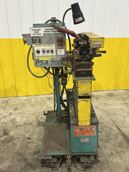 10&quot; GUILD MODEL #PSA-200 SHEAR END COIL STRIP WELDER: STOCK #22605