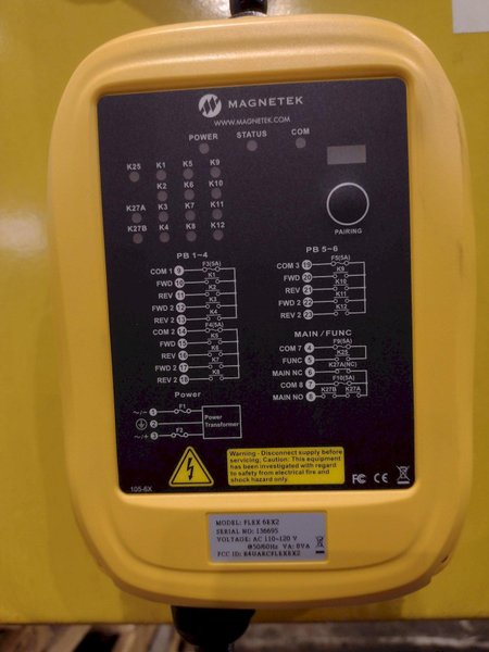 7.5 TON DESHAZO SINGLE GIRDER TOP RUNNING BRIDGE CRANE WITH STREET HOIST: YOBRO 24991