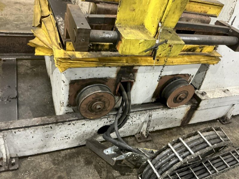 30,000 LBS X 36" PERFECTO COIL FEED LINE, COIL REEL UNCOILER &amp; STRAIGHTENER: YOBRO #24871