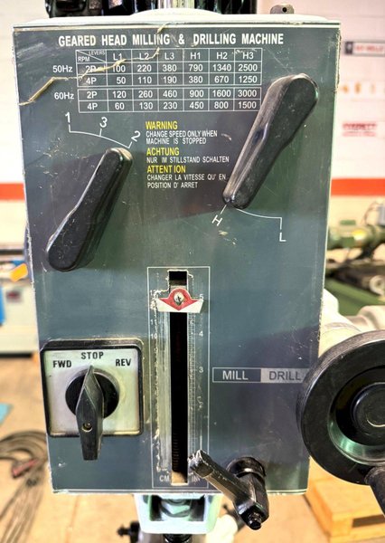 20&quot; MSC Single Spindle Drill, Gear Head, 3 MT, 60-1500 RPM, 1 HP