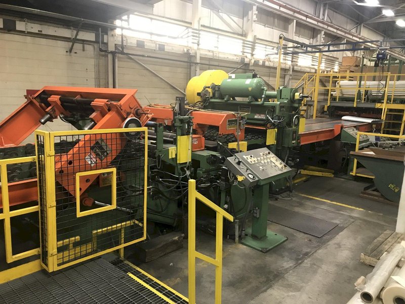 60" X .105" X 40,000 LB HERR VOSS HIGH SPEED CUT TO LENGTH LINE : YOBRO 26152